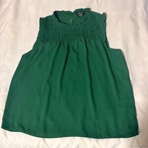 Timing Emerald Sleeveless Top XL